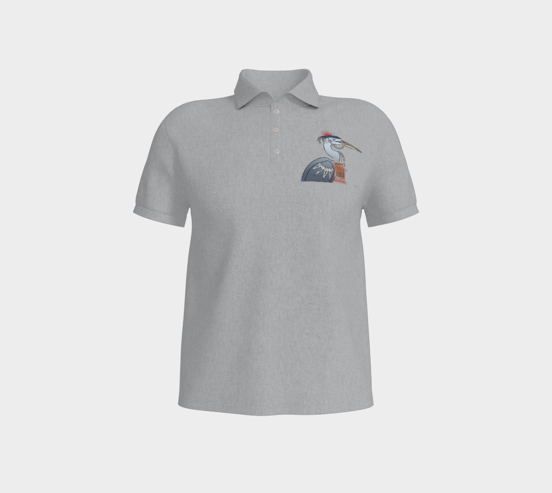 "HERON CLAN" Polo Shirt