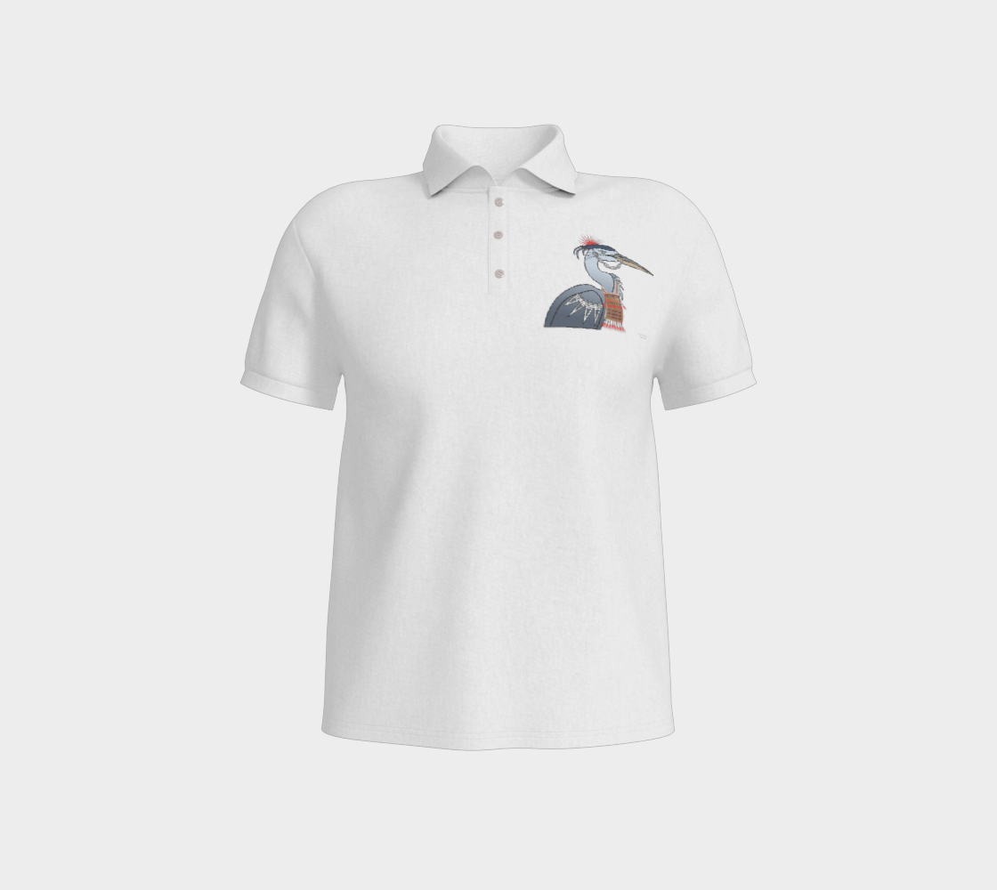 "HERON CLAN" Polo Shirt