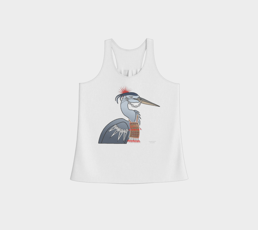 "HERON CLAN" Racerback Tank