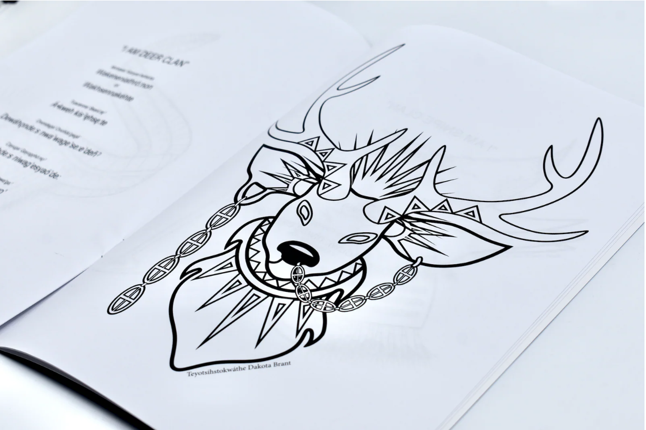 Clans of the Haudenosaunee - Colouring Book & Language Resource