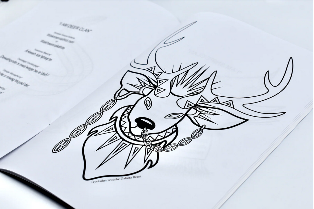 5-pack Clans of the Haudenosaunee - Colouring Book & Language Resource