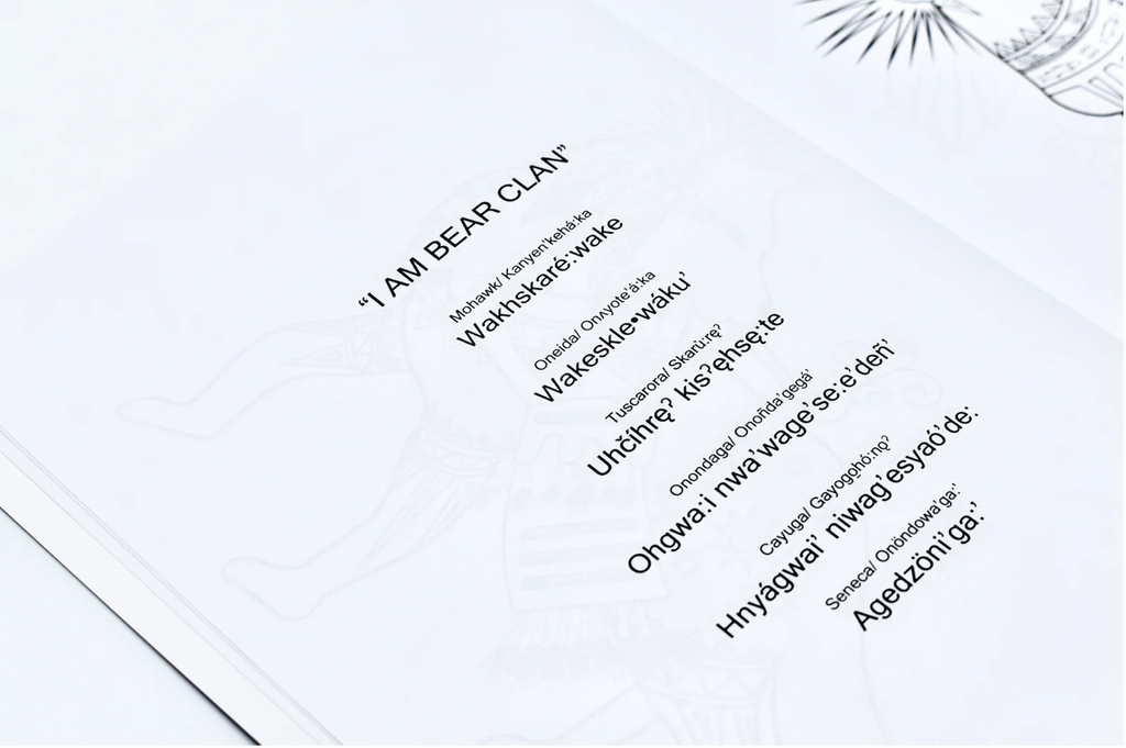 Clans of the Haudenosaunee - Colouring Book & Language Resource