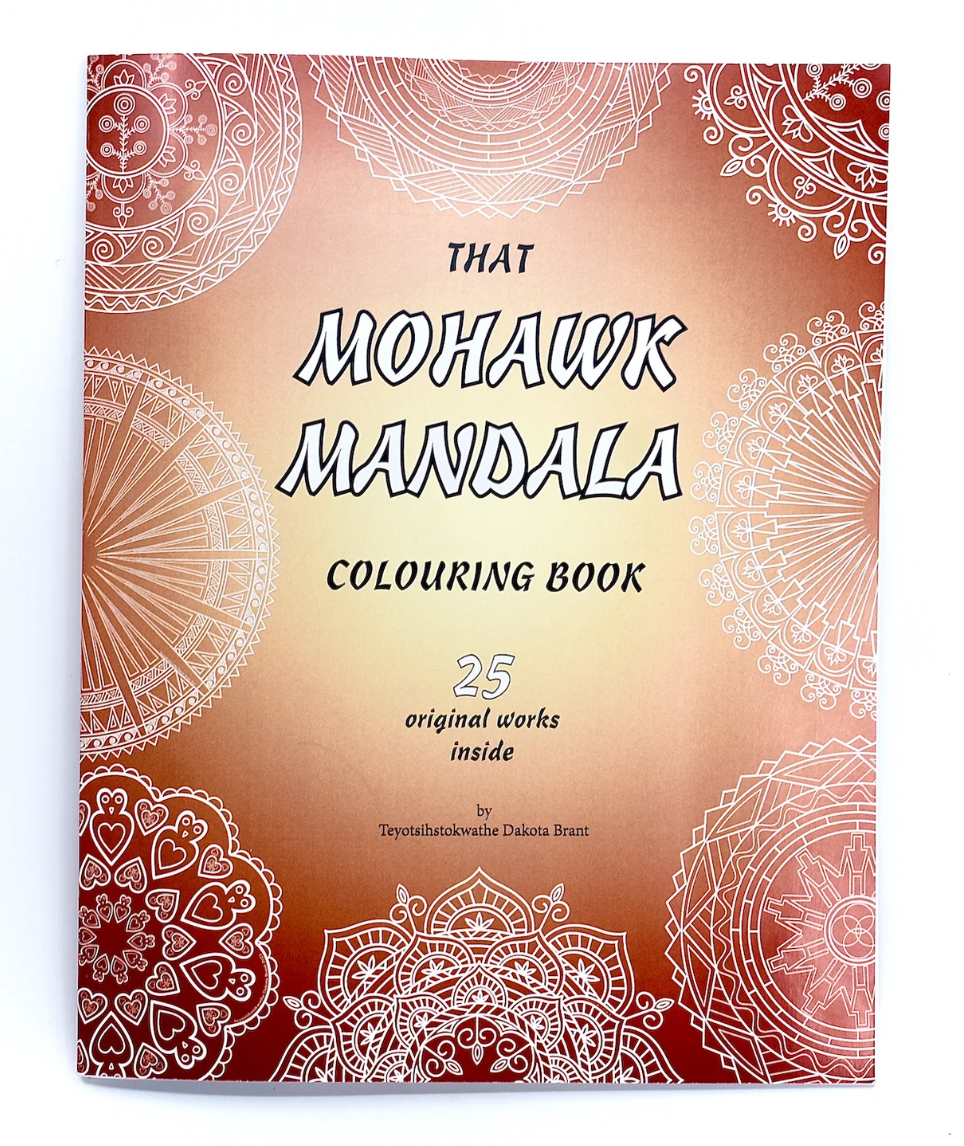 That Mohawk Mandala colouring book