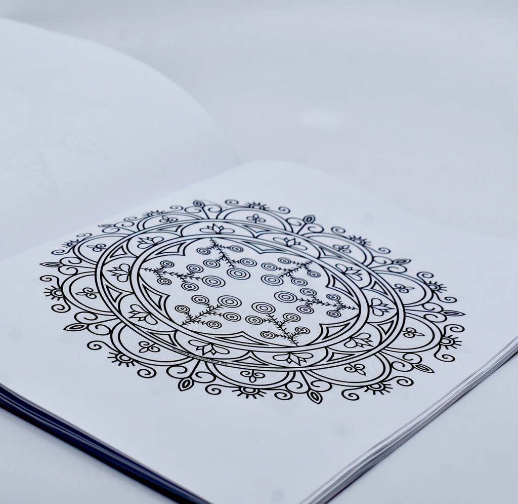 That Mohawk Mandala colouring book
