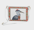 "HERON CLAN" Vegan Leather Crossbody Purse