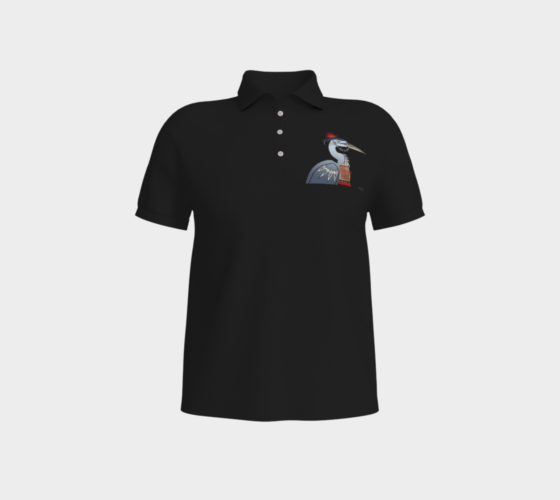 "HERON CLAN" Polo Shirt