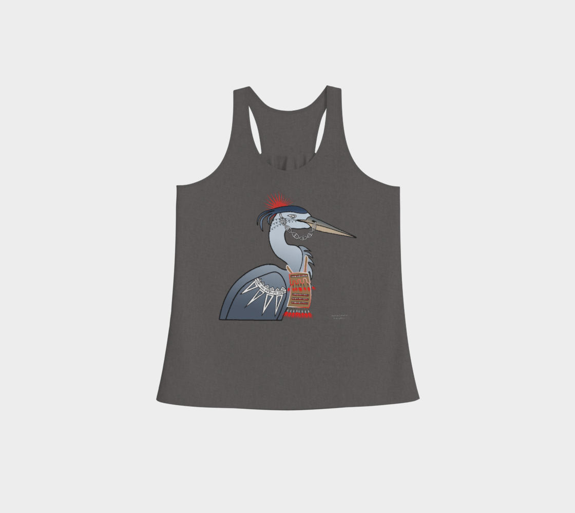 "HERON CLAN" Racerback Tank